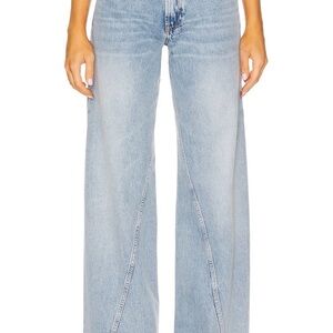 Anine Bing Light Blue Straight Leg Jeans